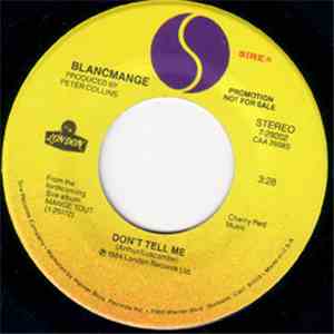 Blancmange - Don't Tell Me download free