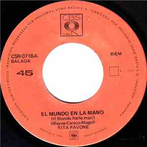 Rita Pavone - El Mundo En La Mano (Il Mondo Nelle Mani)/Hoy Lo Se (Il Grammofono) download free